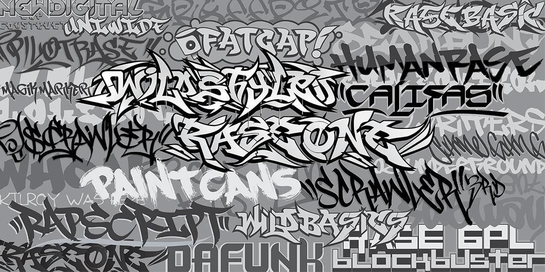 GF3 Graffiti Fonts