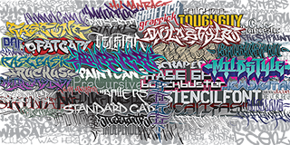 100 graffiti fonts 