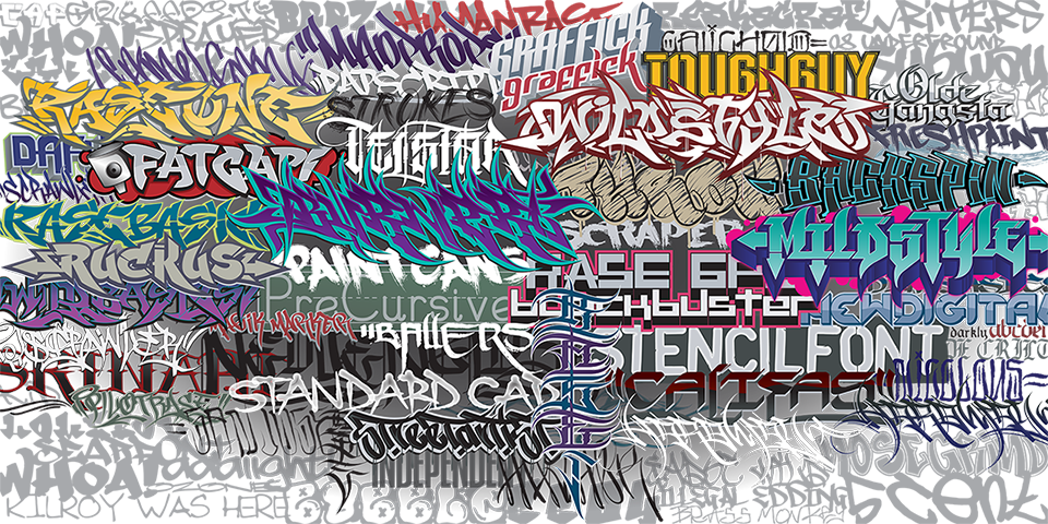 100 Graffiti Fonts